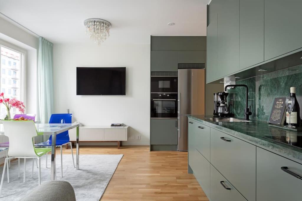 Apartamento Modern Elegance I Hagastaden Estocolmo Exterior foto