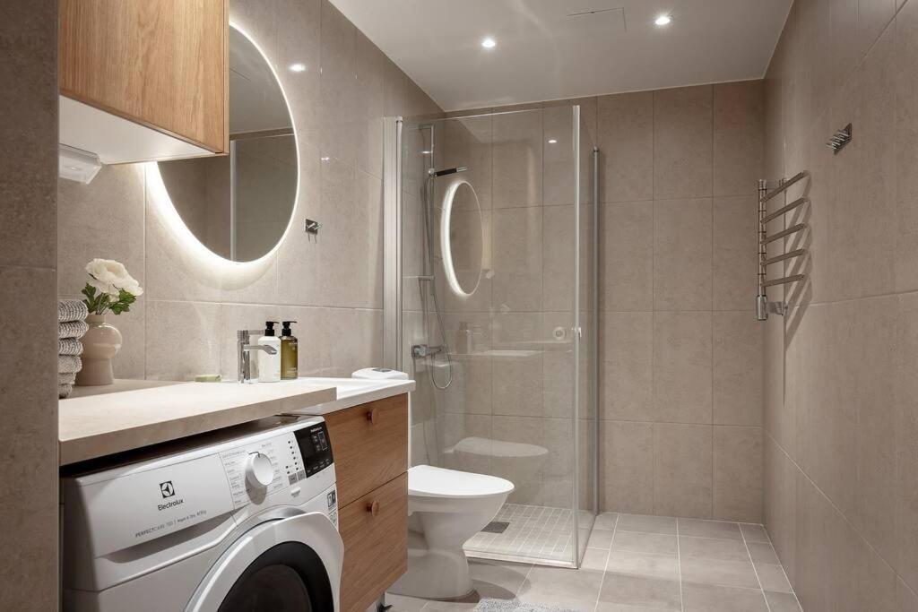 Apartamento Modern Elegance I Hagastaden Estocolmo Exterior foto