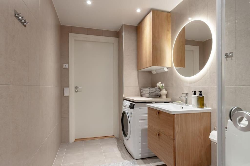 Apartamento Modern Elegance I Hagastaden Estocolmo Exterior foto