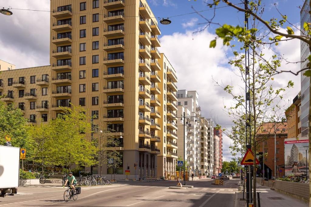 Apartamento Modern Elegance I Hagastaden Estocolmo Exterior foto